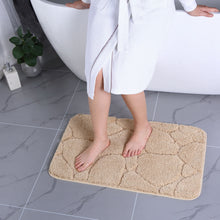 Load image into Gallery viewer, Heeneeso Bathroom Rug Water Absorbent, Ultra Soft Shower Bath Mats for Bathroom Non-Slip Machine Washable for Doorway/Kitchen/Bathroom/Laundry Room/Bedroom
