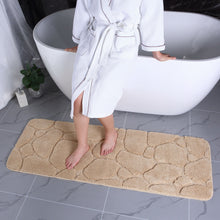 Load image into Gallery viewer, Heeneeso Bathroom Rug Water Absorbent, Ultra Soft Shower Bath Mats for Bathroom Non-Slip Machine Washable for Doorway/Kitchen/Bathroom/Laundry Room/Bedroom
